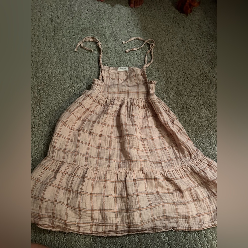BUHO Plaid Sleeveless Dress